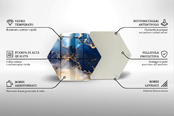 Chopping board Marble abstraction