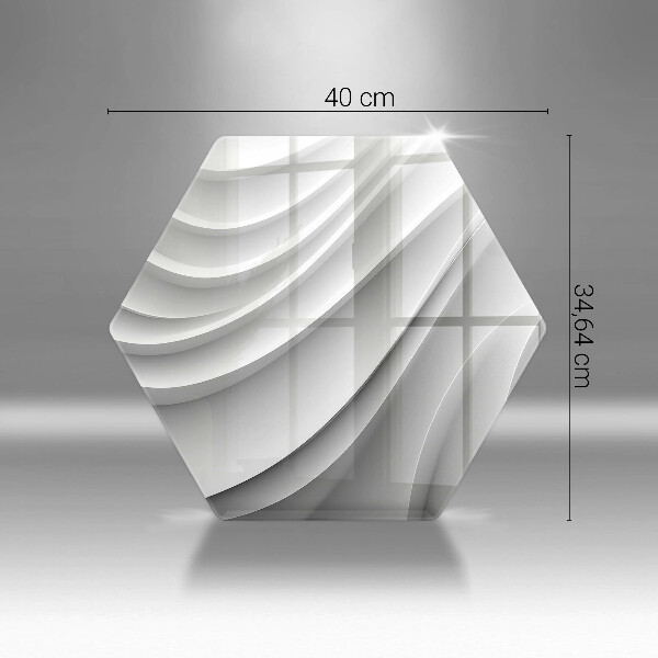 Chopping board Geometric lines