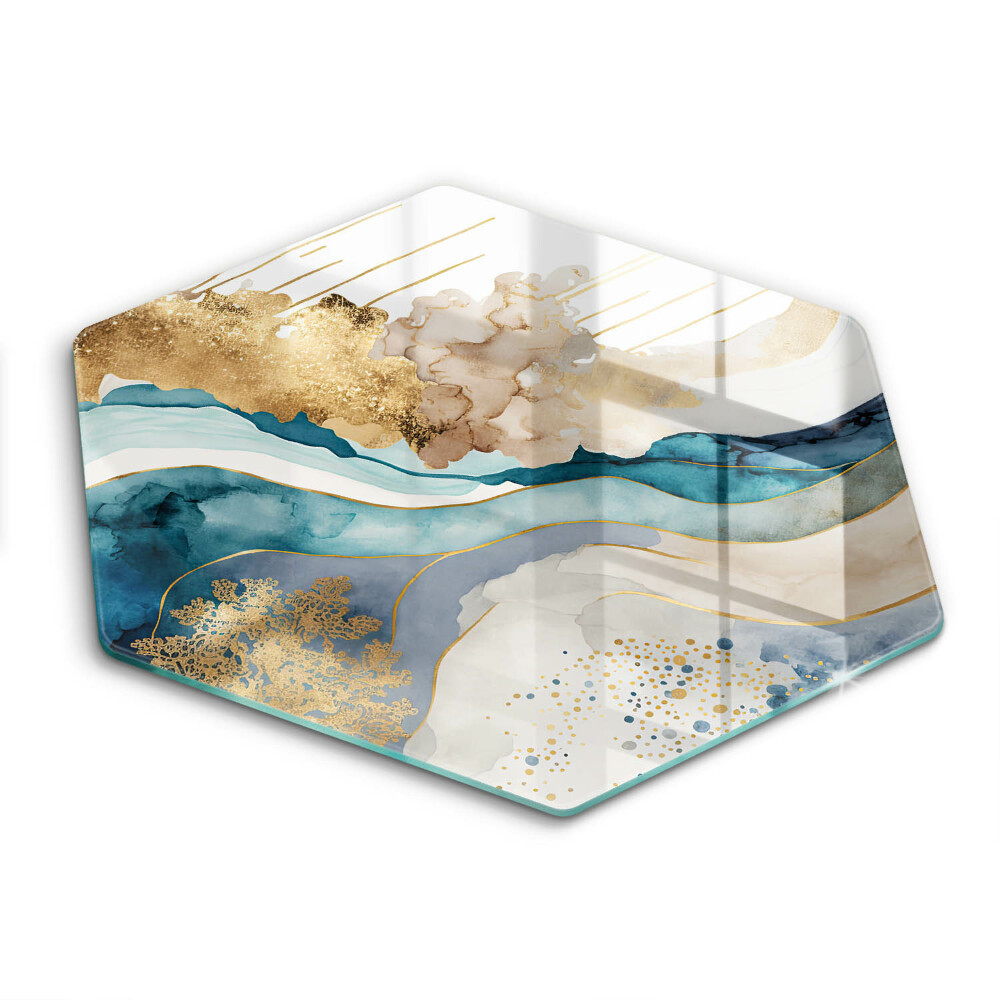 Chopping board Colorful marble