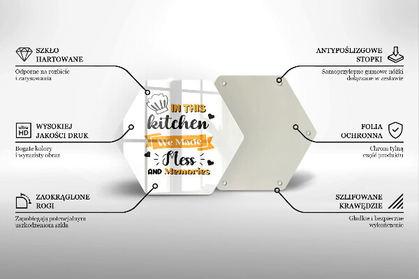 Chopping board In this kitchen we made messes and memories