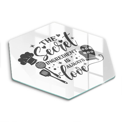 Chopping board Inscription, sentence