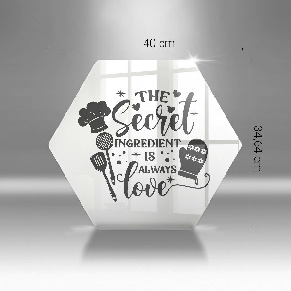 Chopping board Inscription, sentence