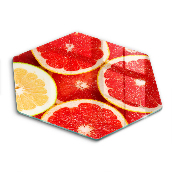 Chopping board Grapefruit slices