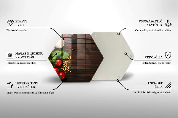 Chopping board Vegetables on the table