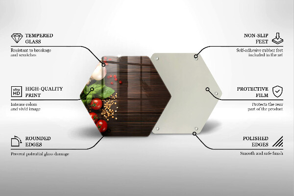 Chopping board Vegetables on the table