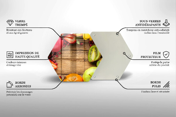 Chopping board Fresh fruit