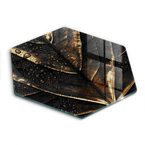 Chopping board Golden leaf