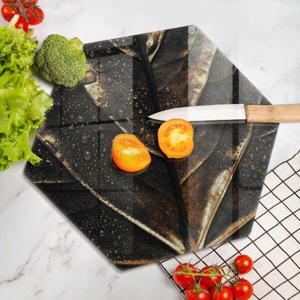 Chopping board Golden leaf