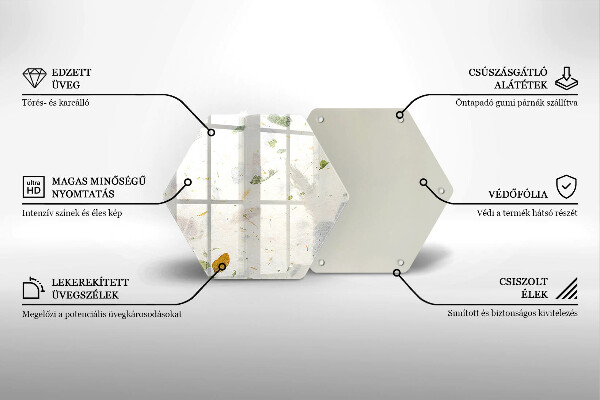 Chopping board Falling leaves