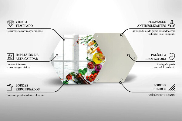 Chopping board Vegetables and spices
