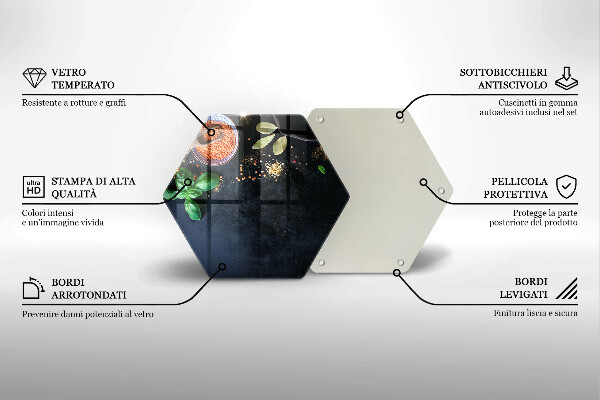 Chopping board Spices with spices
