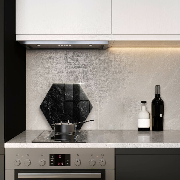 Glass worktop saver Elegant marble