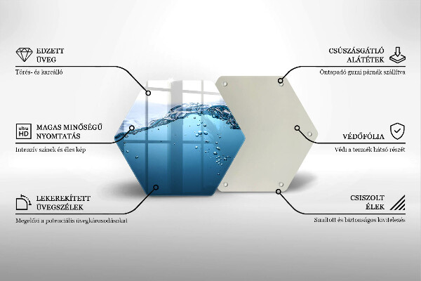 Chopping board Blue water