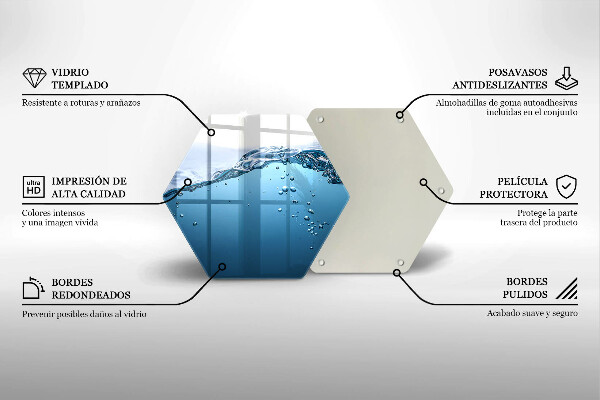 Chopping board Blue water