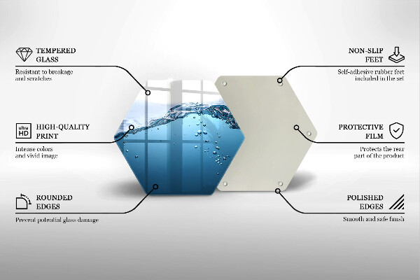 Chopping board Blue water