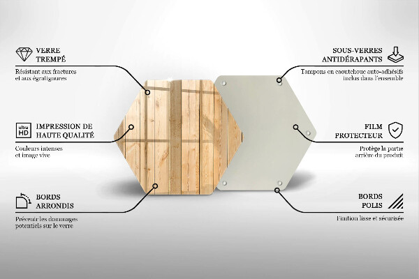 Chopping board Delicate wooden boards