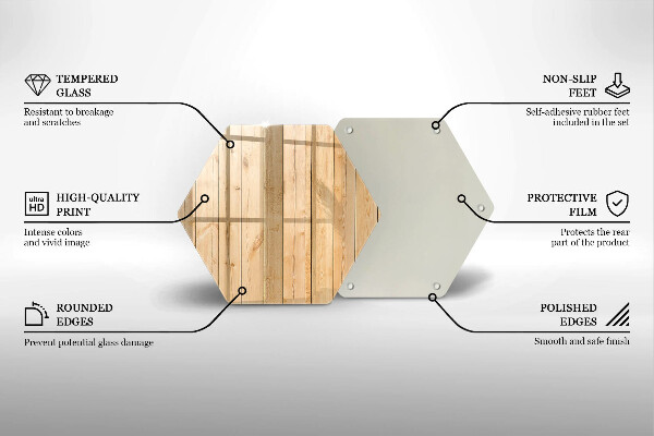 Chopping board Delicate wooden boards