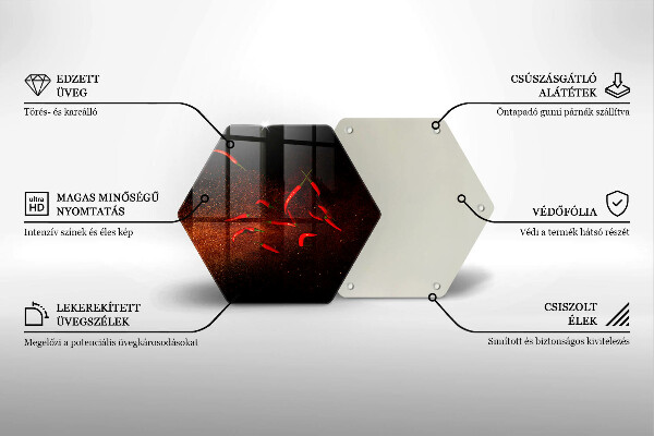 Chopping board Hot chili peppers