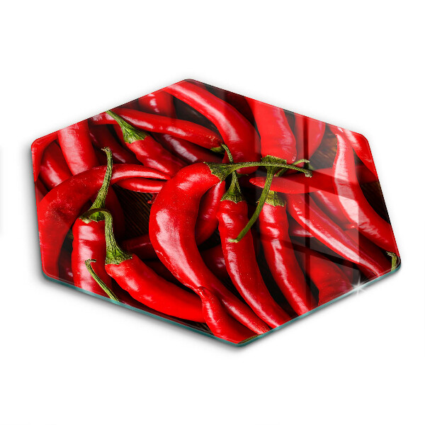 Chopping board Hot chili peppers