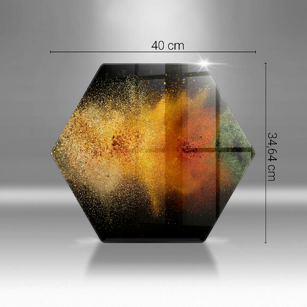 Chopping board Colorful spices