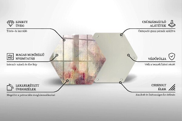 Glass chopping board Background of paint texture