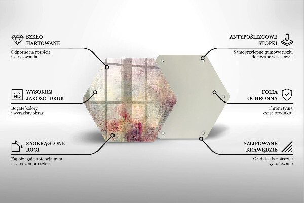 Glass chopping board Background of paint texture