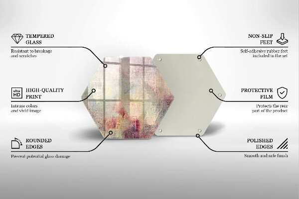 Glass chopping board Background of paint texture