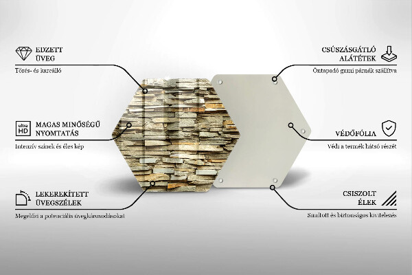 Chopping board Decorative stones