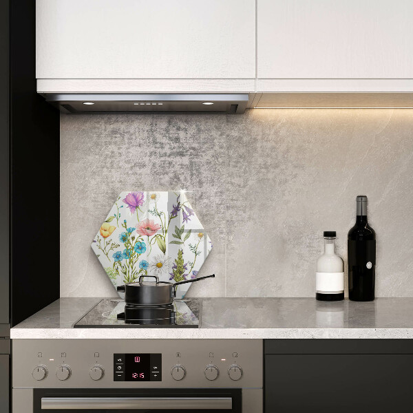 Chopping board Flowers illustration