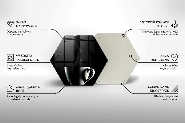 Chopping board A cup of tea