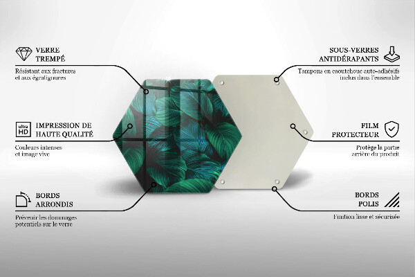 Chopping board Jungle leaves