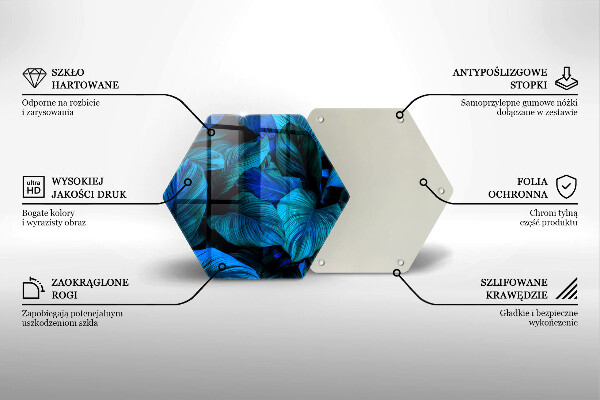 Chopping board Jungle vegetation leaves