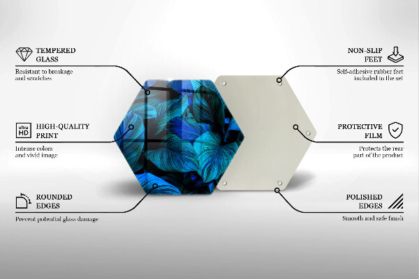 Chopping board Jungle vegetation leaves