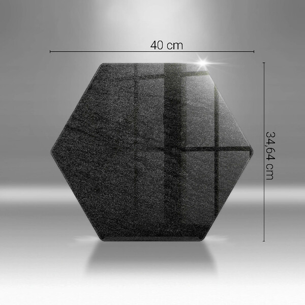 Glass worktop saver Rock texture