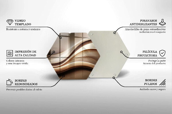 Chopping board Abstraction mild lines