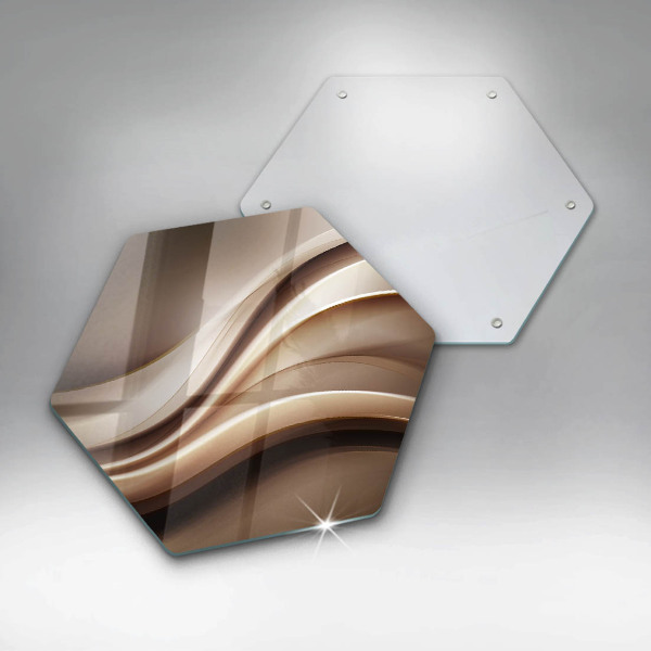 Chopping board Abstraction mild lines