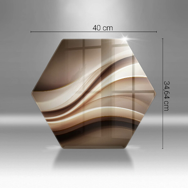 Chopping board Abstraction mild lines