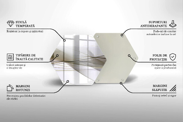 Chopping board Abstraction Design lines