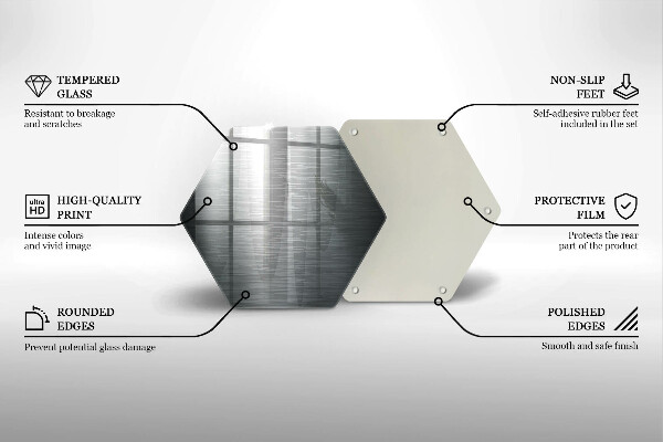 Chopping board Metal texture