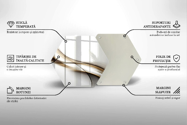 Chopping board Mild abstraction lines