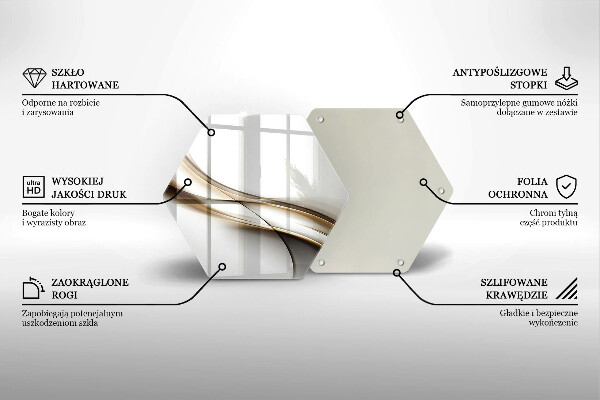 Chopping board Mild abstraction lines