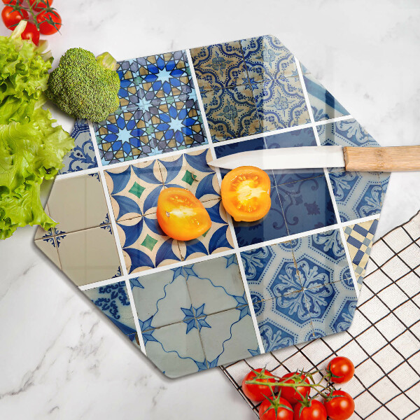 Chopping board glass Decorative tiles