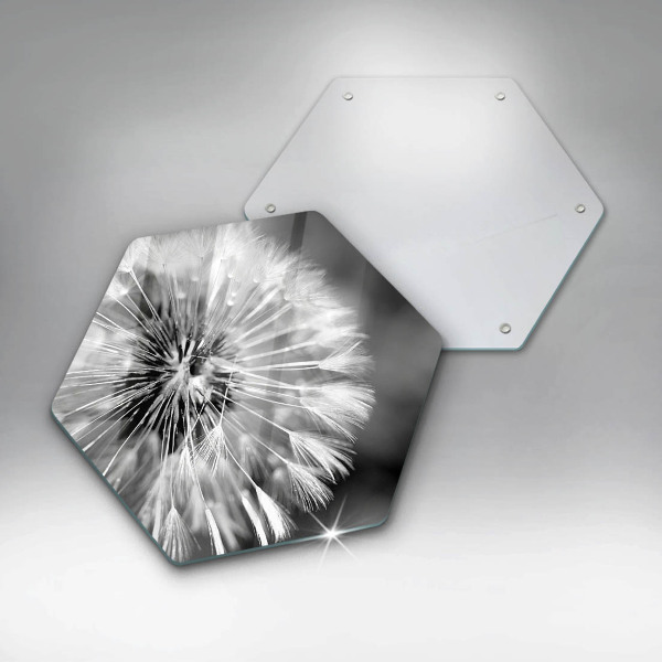 Chopping board Delicate dandelion