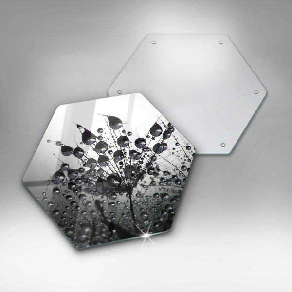 Chopping board Dandelions and dew