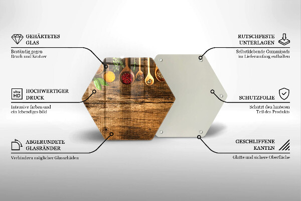 Chopping board Wooden spices