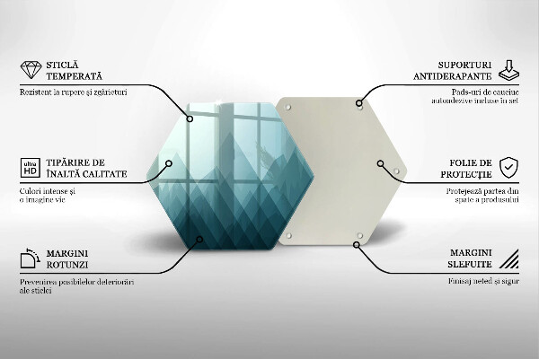 Chopping board Abstract mountains