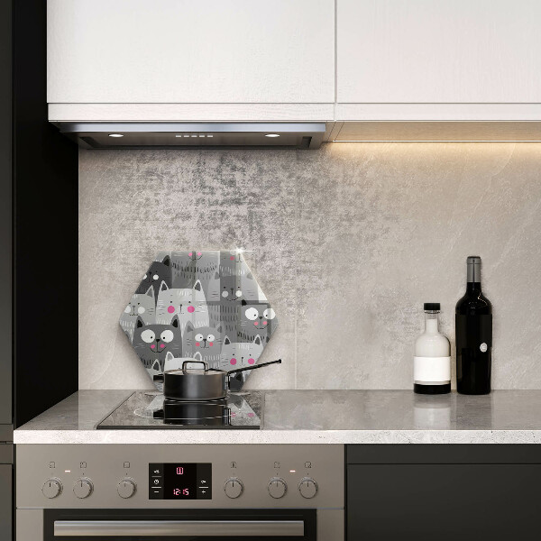 Chopping board Illustration of cats