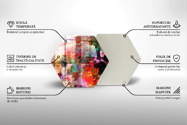Chopping board Paint abstraction