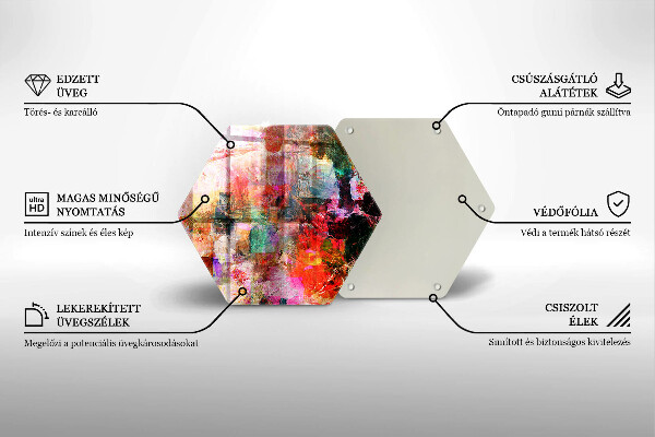 Chopping board Paint abstraction