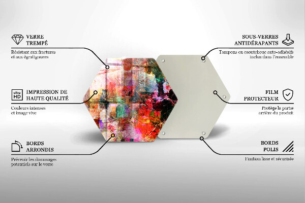 Chopping board Paint abstraction